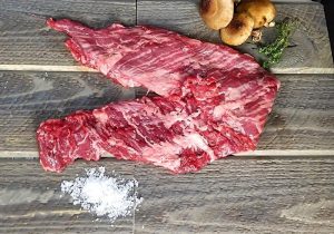 Beef Outside Skirt Eurangus® European Full Blood Angus 150 days grain fed