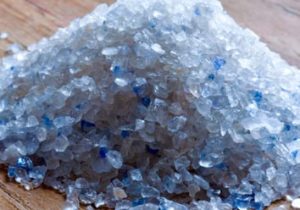 Persian Blue Sapphire Salt 170gr, Glass